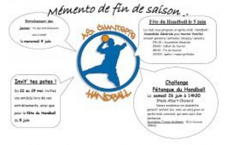 Memento de fin de saison