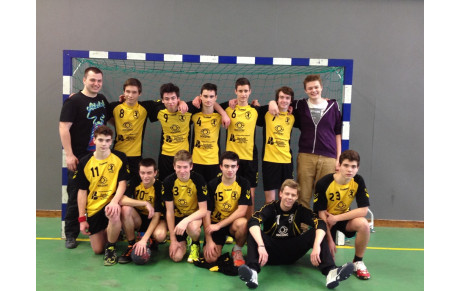 Les -17 garçons Champion de Bretagne Honneur